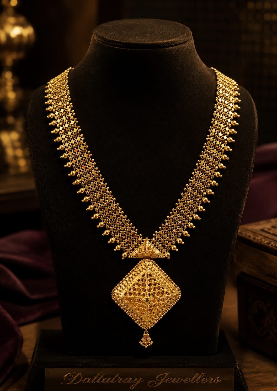 Traditional Filigree Gold Necklace